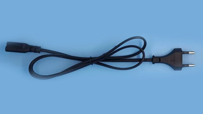 Manufacturing process of plug power cord